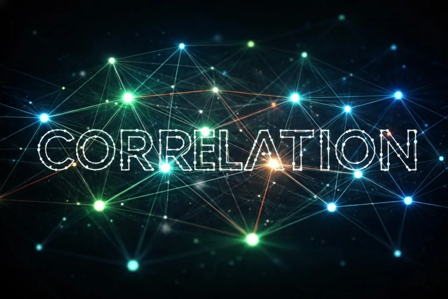 Visual representation of connected betting outcomes showing positive and negative correlation