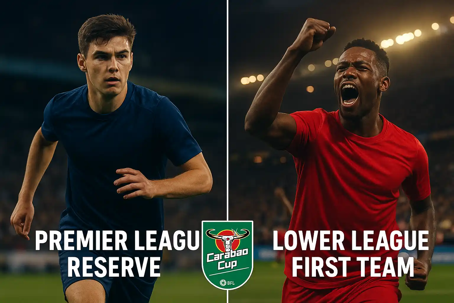 Early round Carabao Cup upset strategy showing reserve players versus lower league teams