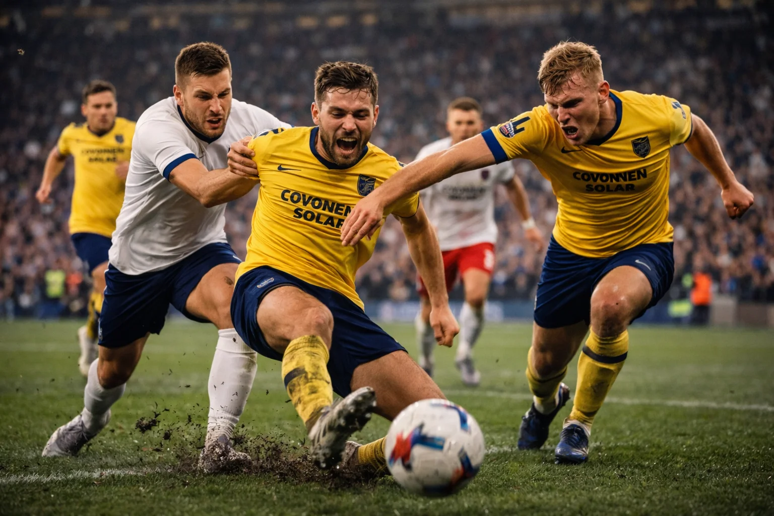 Lower league players showing maximum motivation and effort against Premier League opposition