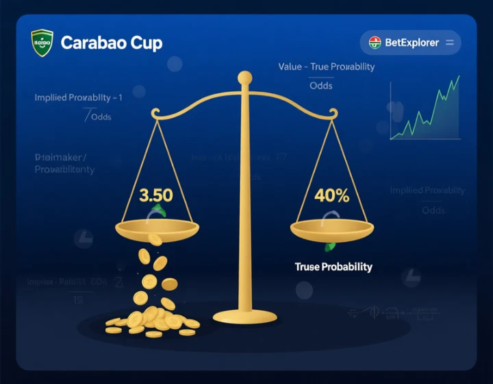 Value betting concept illustration showing odds versus true probability